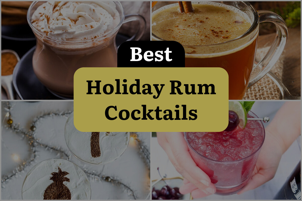 18 Holiday Rum Cocktails To Add A Splash Of Festive Cheer