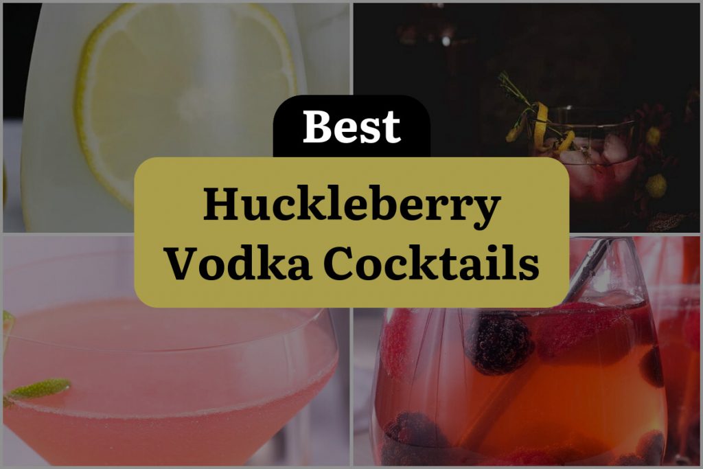 11 Best Huckleberry Vodka Cocktails to Quench Your Thirst! DineWithDrinks