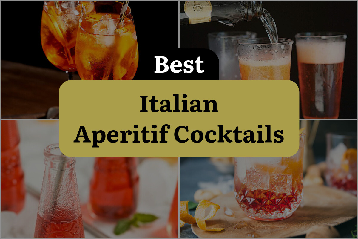 26 Italian Aperitif Cocktails That Will Transport You To Rome!