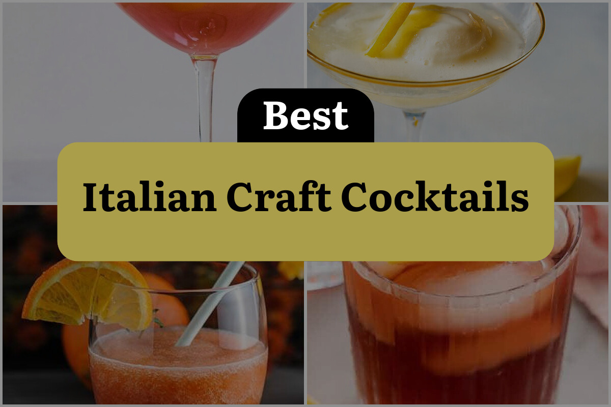 26 Italian Craft Cocktails To Transport You To A Tuscan Terrace