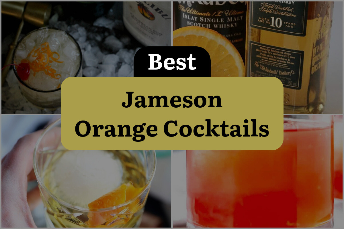 23 Jameson Orange Cocktails That Pack A Citrus Punch!