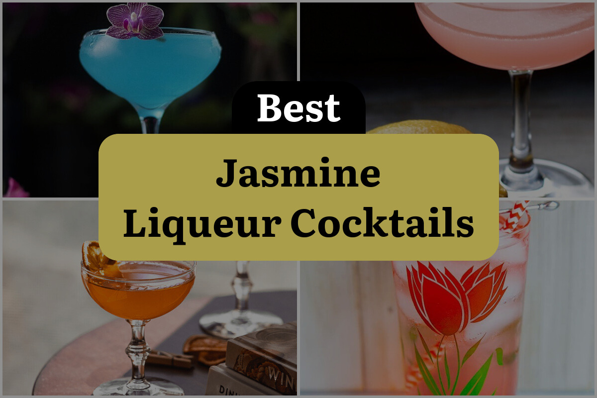 22 Jasmine Liqueur Cocktails To Sip On And Savor