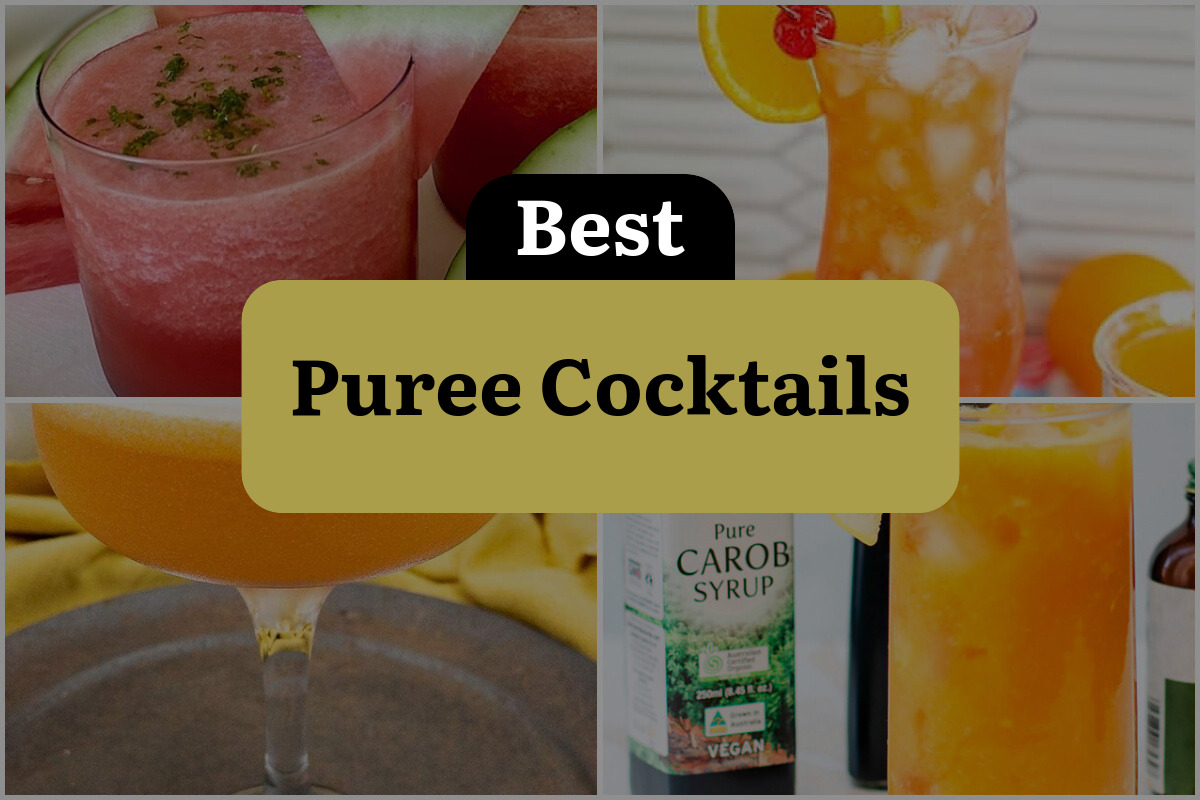 24 Puree Cocktails That Will Mash Your Taste Buds!