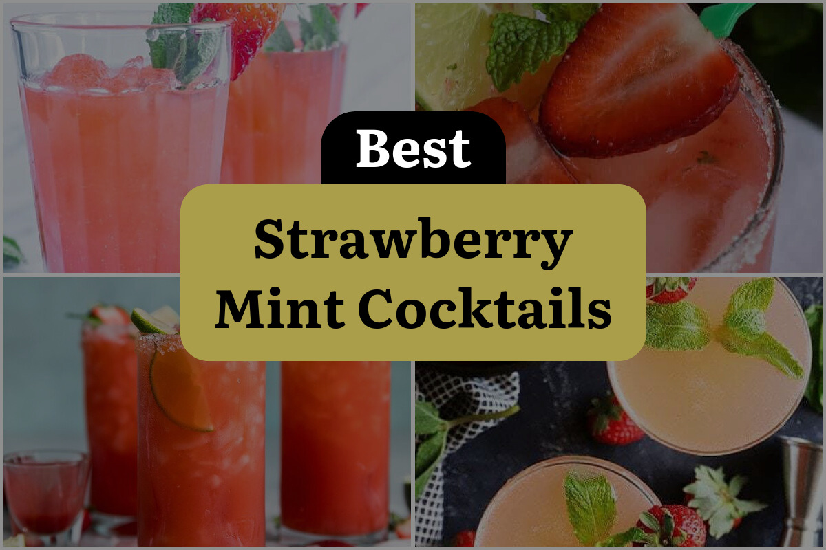 33 Strawberry Mint Cocktails That Will Freshen Up Your Party!