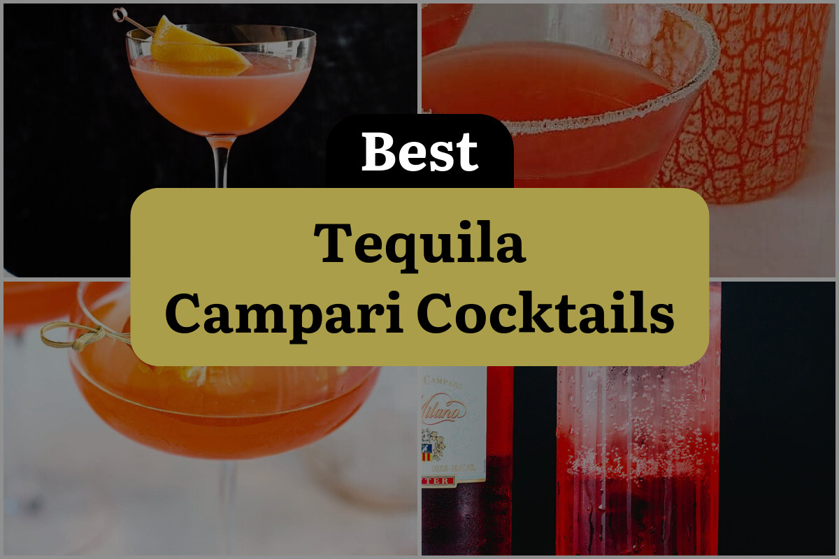 10 Tequila Campari Cocktails To Spice Up Your Nightlife!