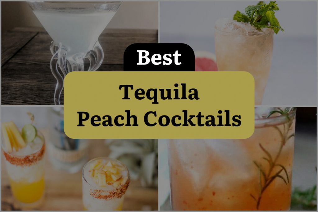 22 Tequila Peach Cocktails to Shake Up Your Summer! DineWithDrinks