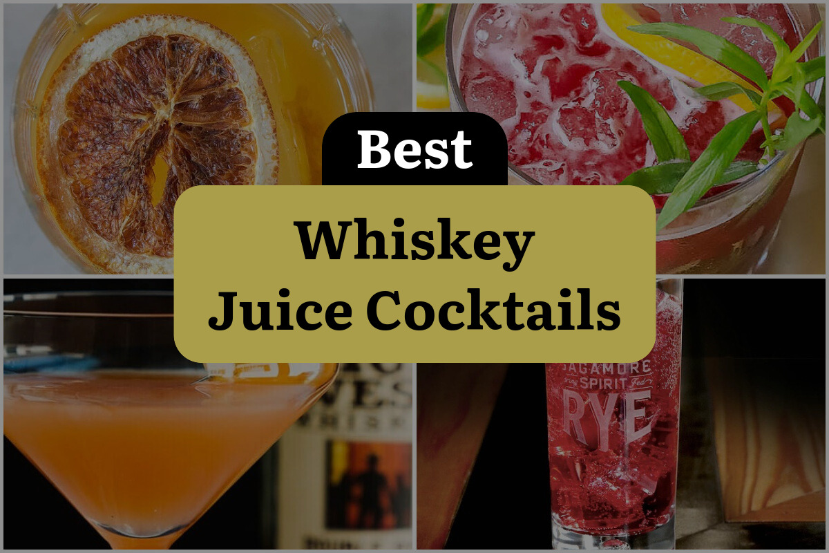 37 Whiskey Juice Cocktails To Make Your Taste Buds Sing!