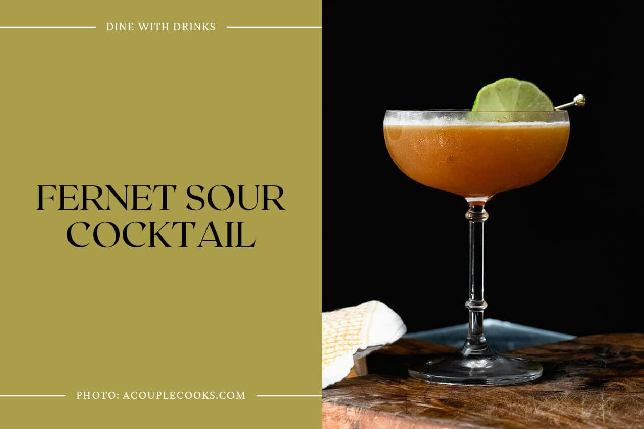 Fernet Sour Cocktail