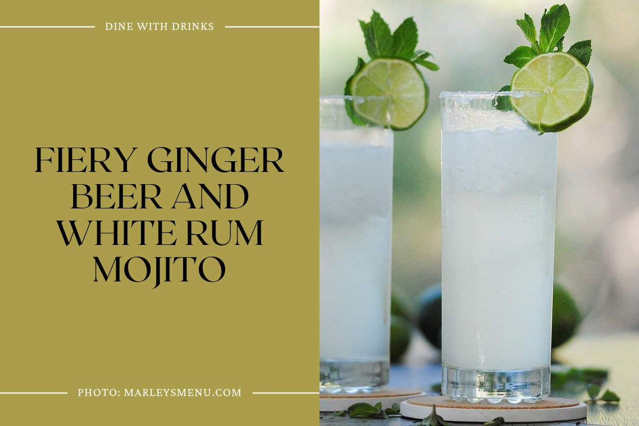 Fiery Ginger Beer And White Rum Mojito