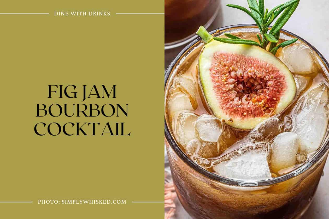 Fig Jam Bourbon Cocktail