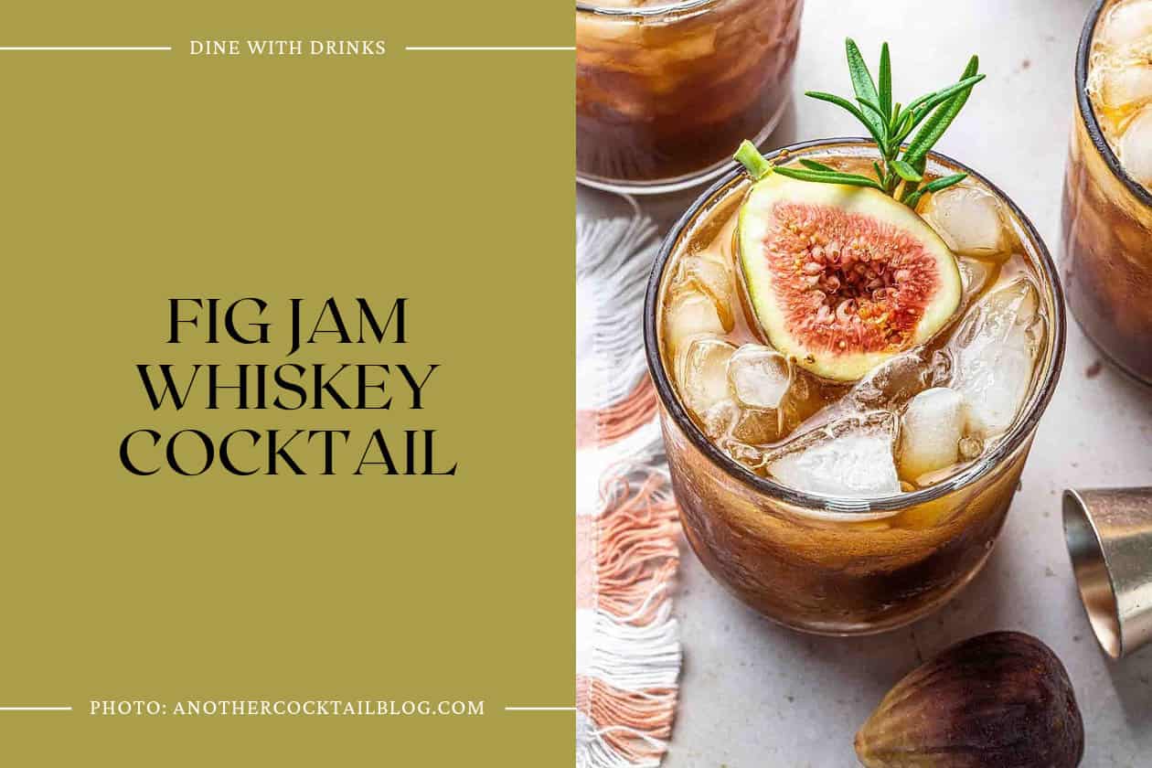 Fig Jam Whiskey Cocktail
