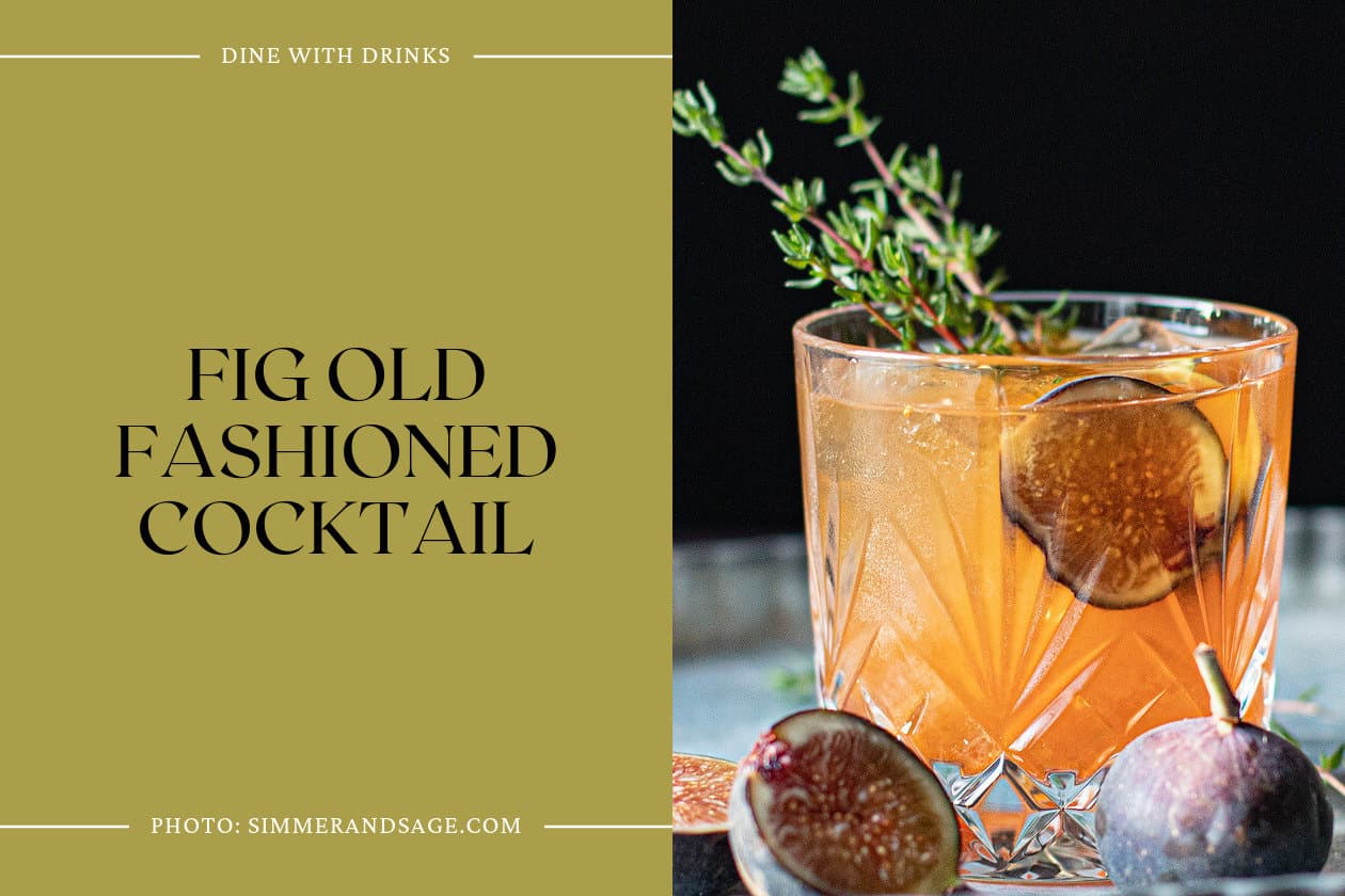 Fig Old Fashioned Cocktail