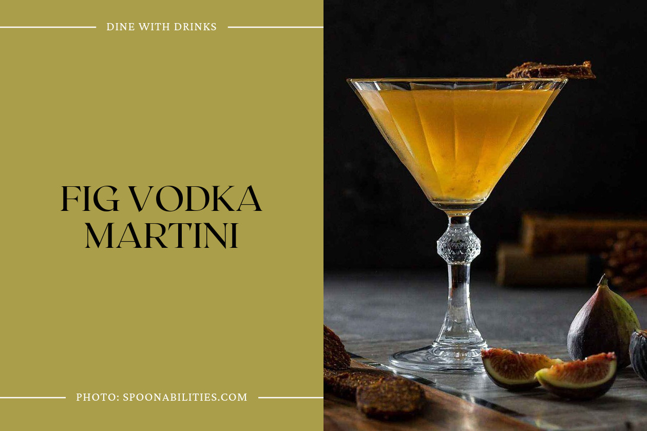 Fig Vodka Martini