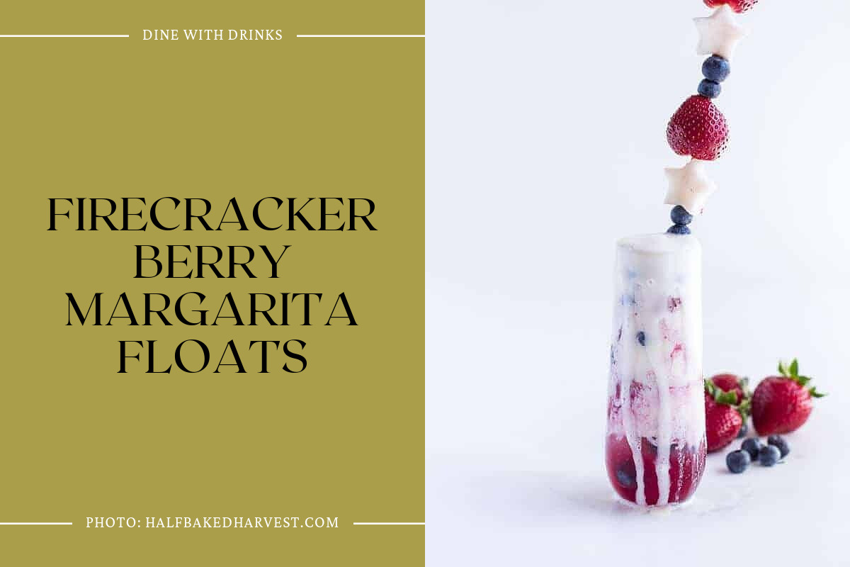 Firecracker Berry Margarita Floats
