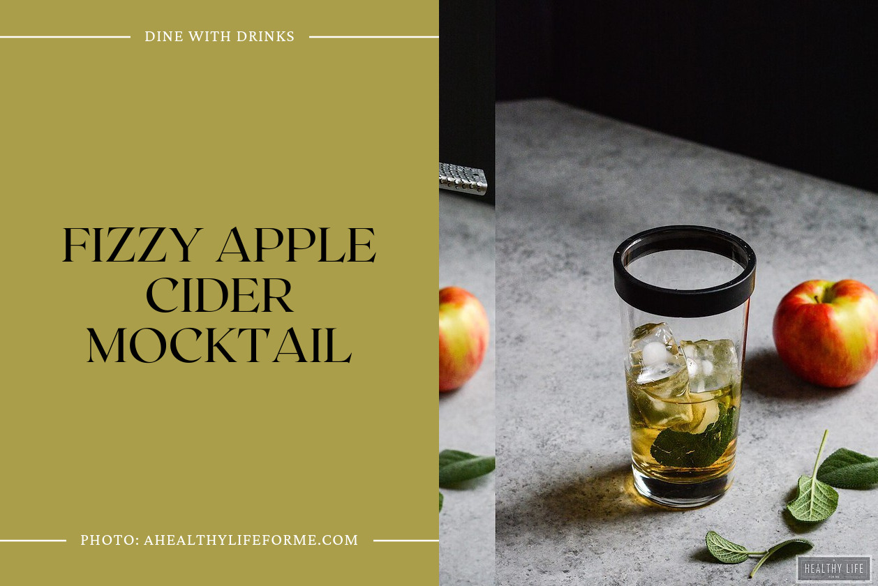 Fizzy Apple Cider Mocktail