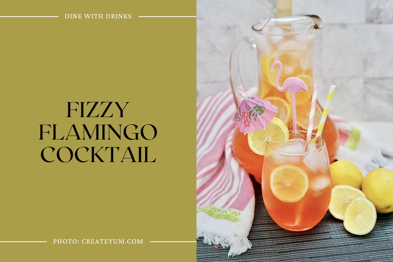 Fizzy Flamingo Cocktail