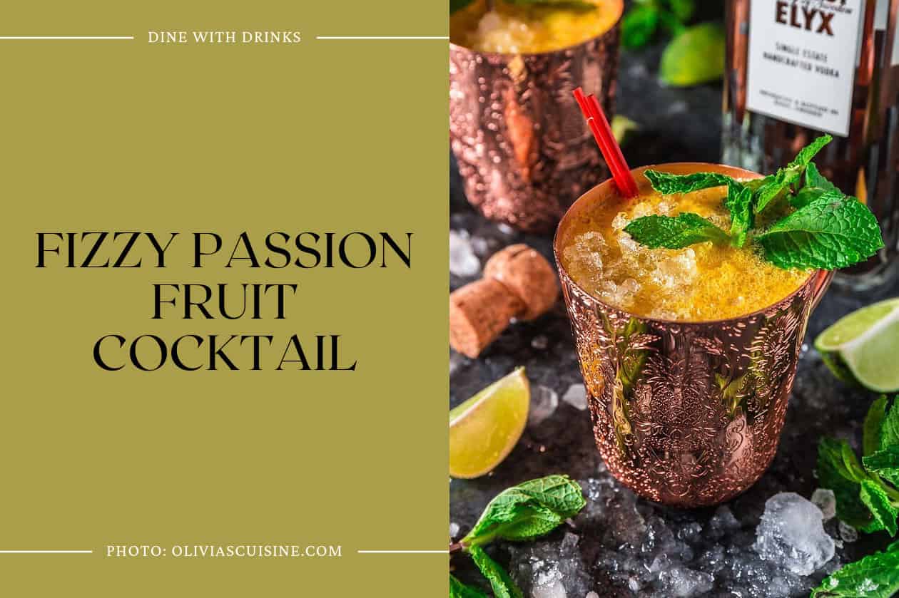 Fizzy Passion Fruit Cocktail