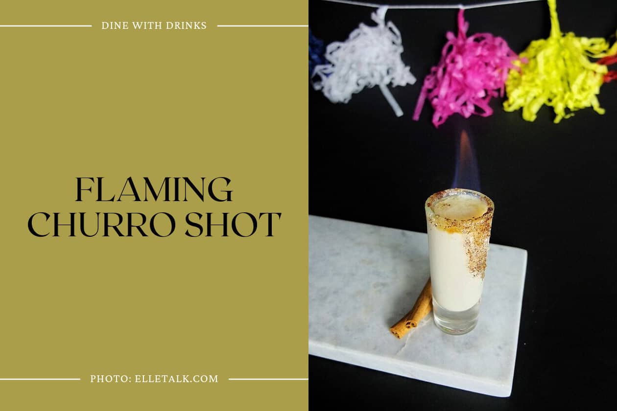 Flaming Churro Shot