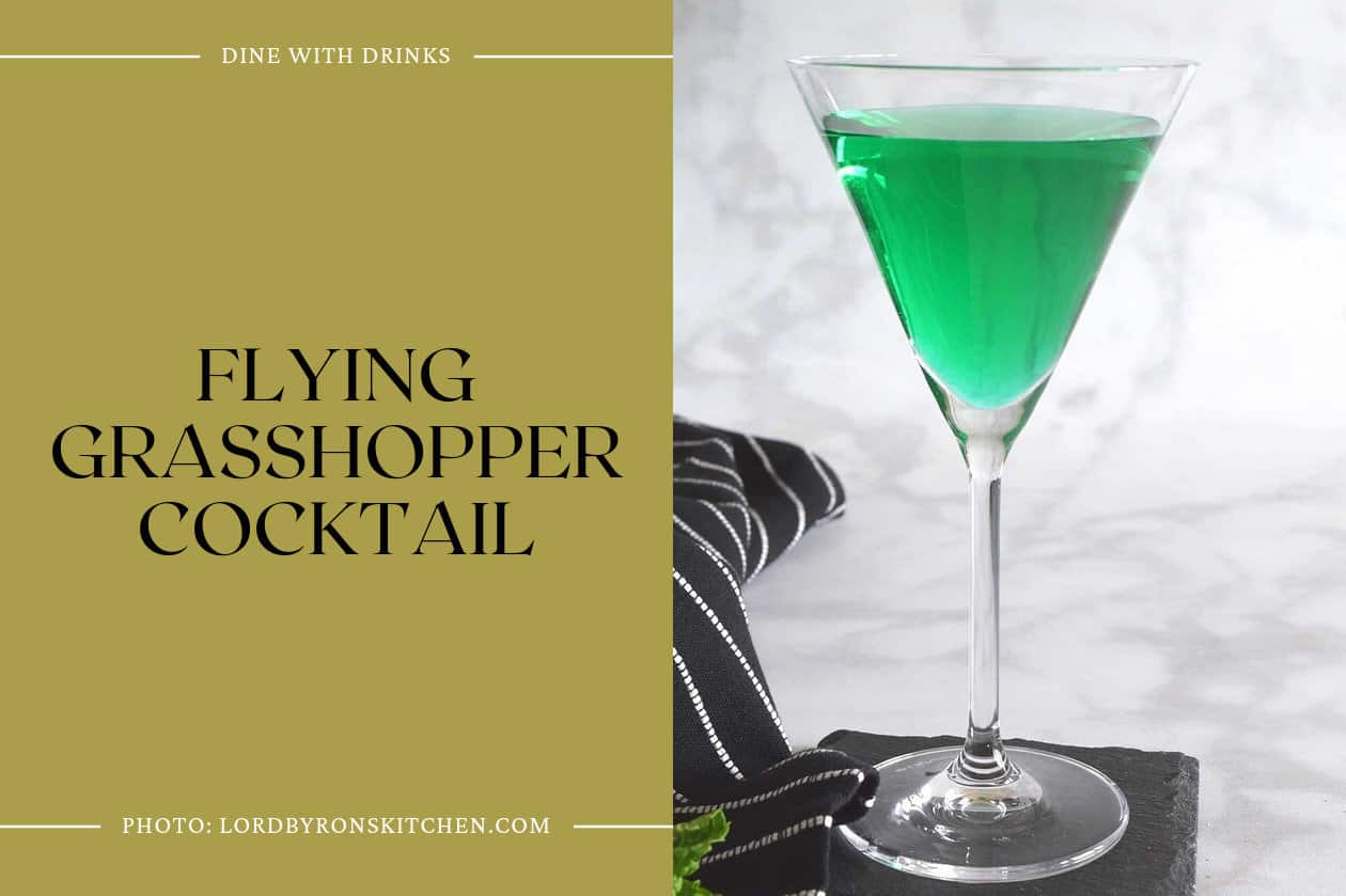Flying Grasshopper Cocktail