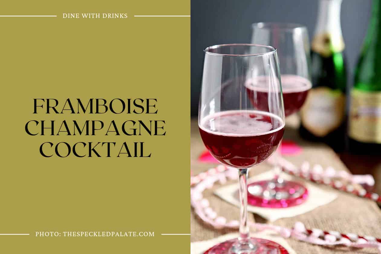 Framboise Champagne Cocktail
