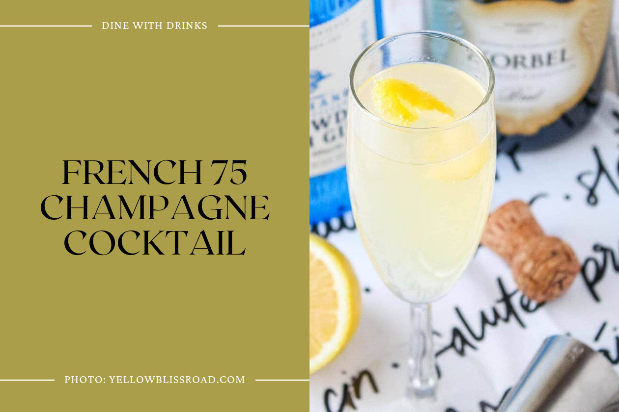 French 75 Champagne Cocktail