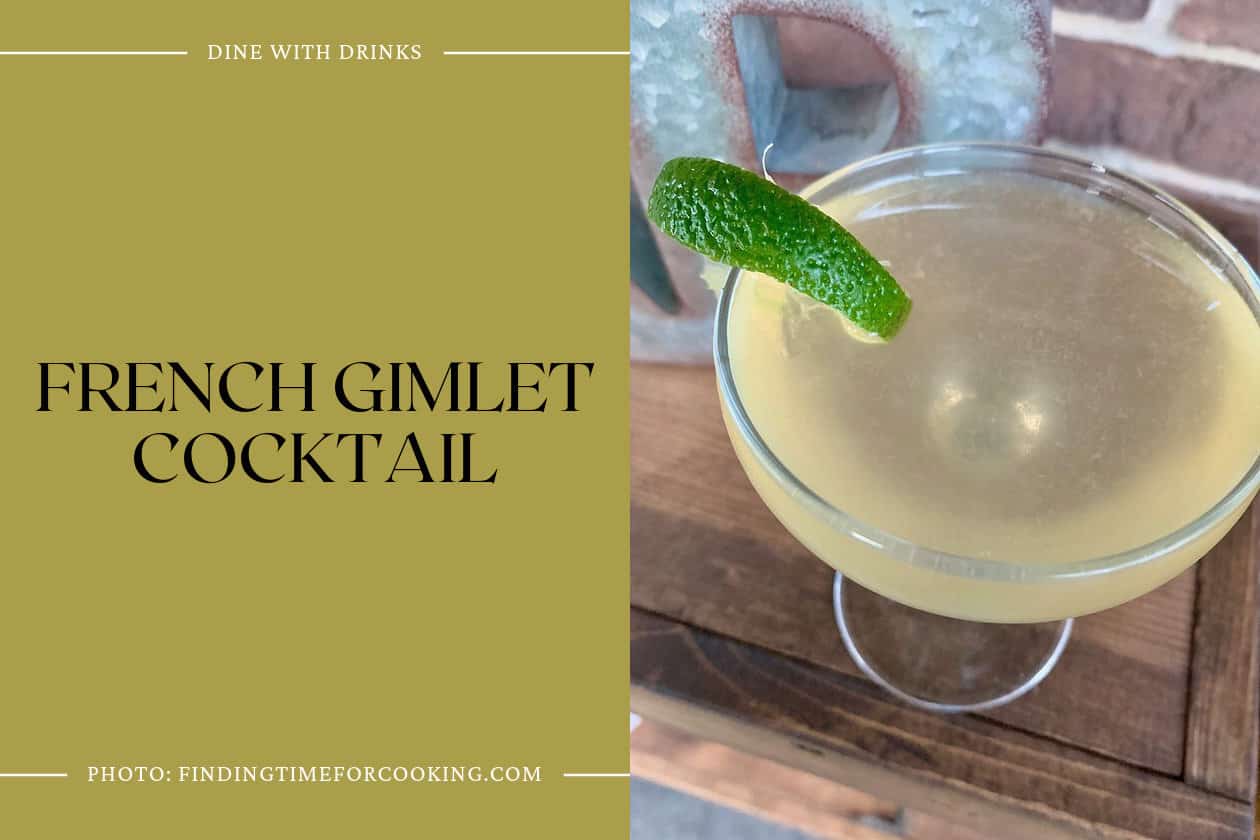 French Gimlet Cocktail