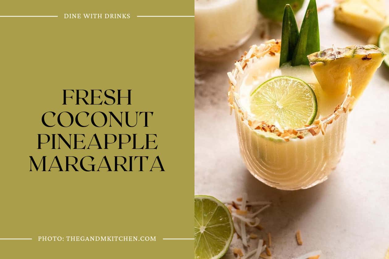 Fresh Coconut Pineapple Margarita