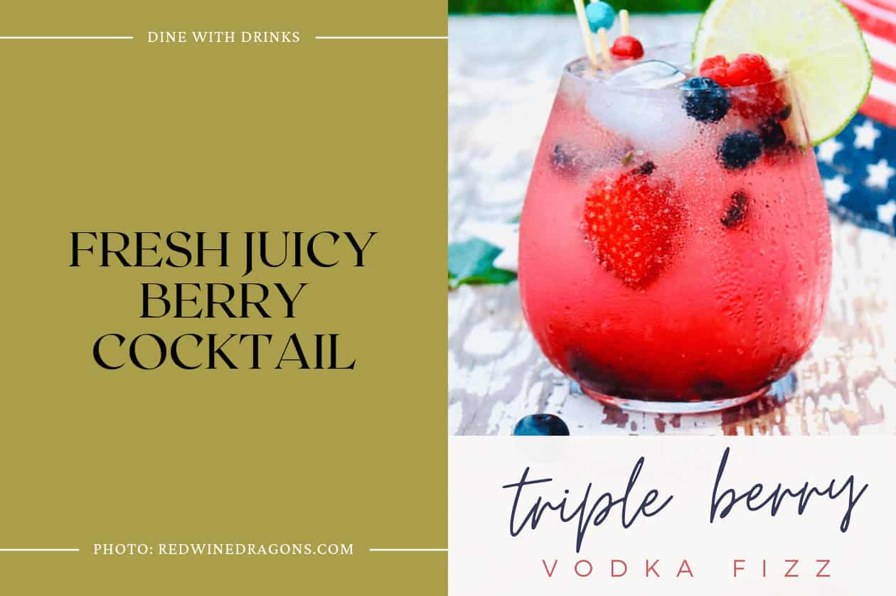 Fresh Juicy Berry Cocktail