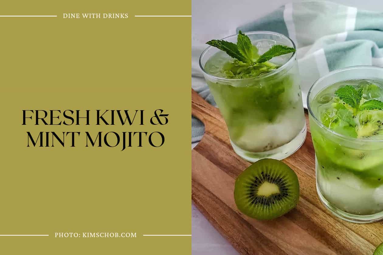 Fresh Kiwi & Mint Mojito