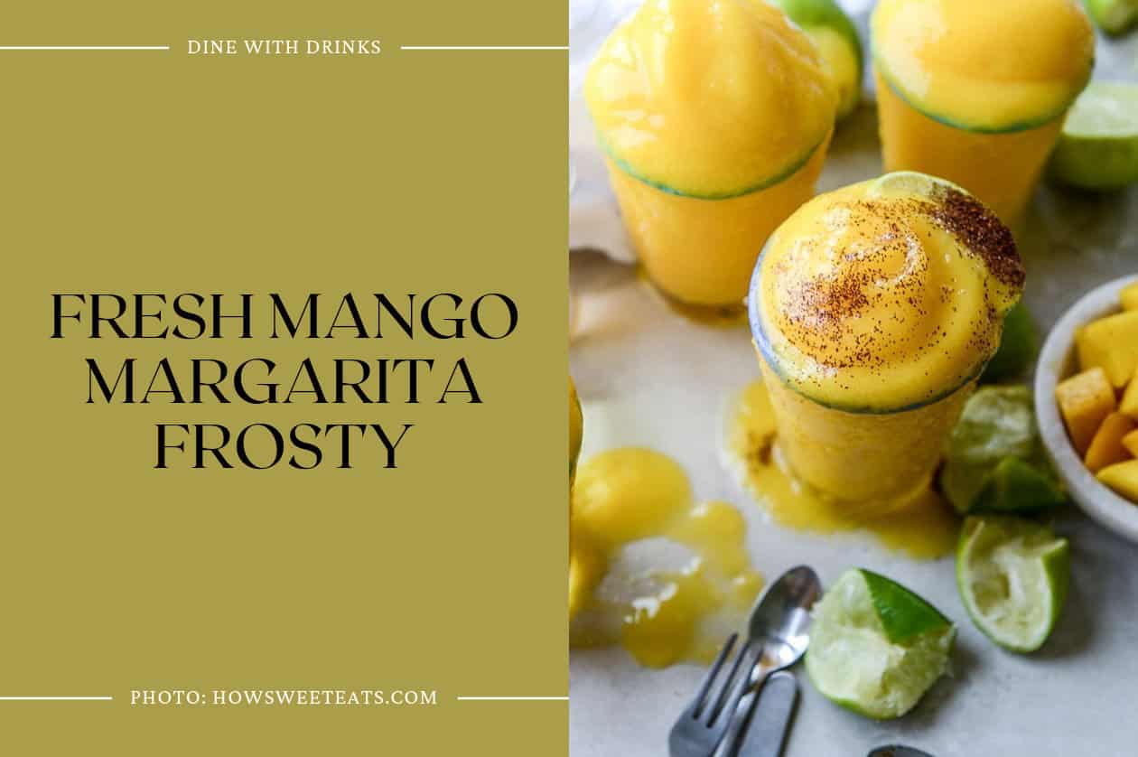 Fresh Mango Margarita Frosty