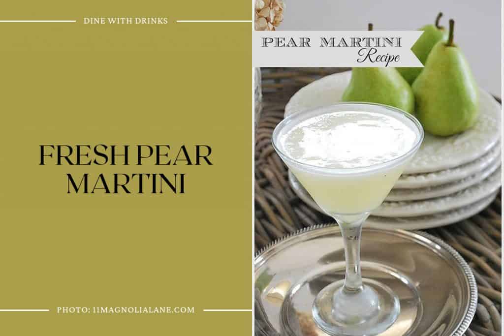 24 Pear Vodka Cocktails Thatll Shake Up Your World Dinewithdrinks