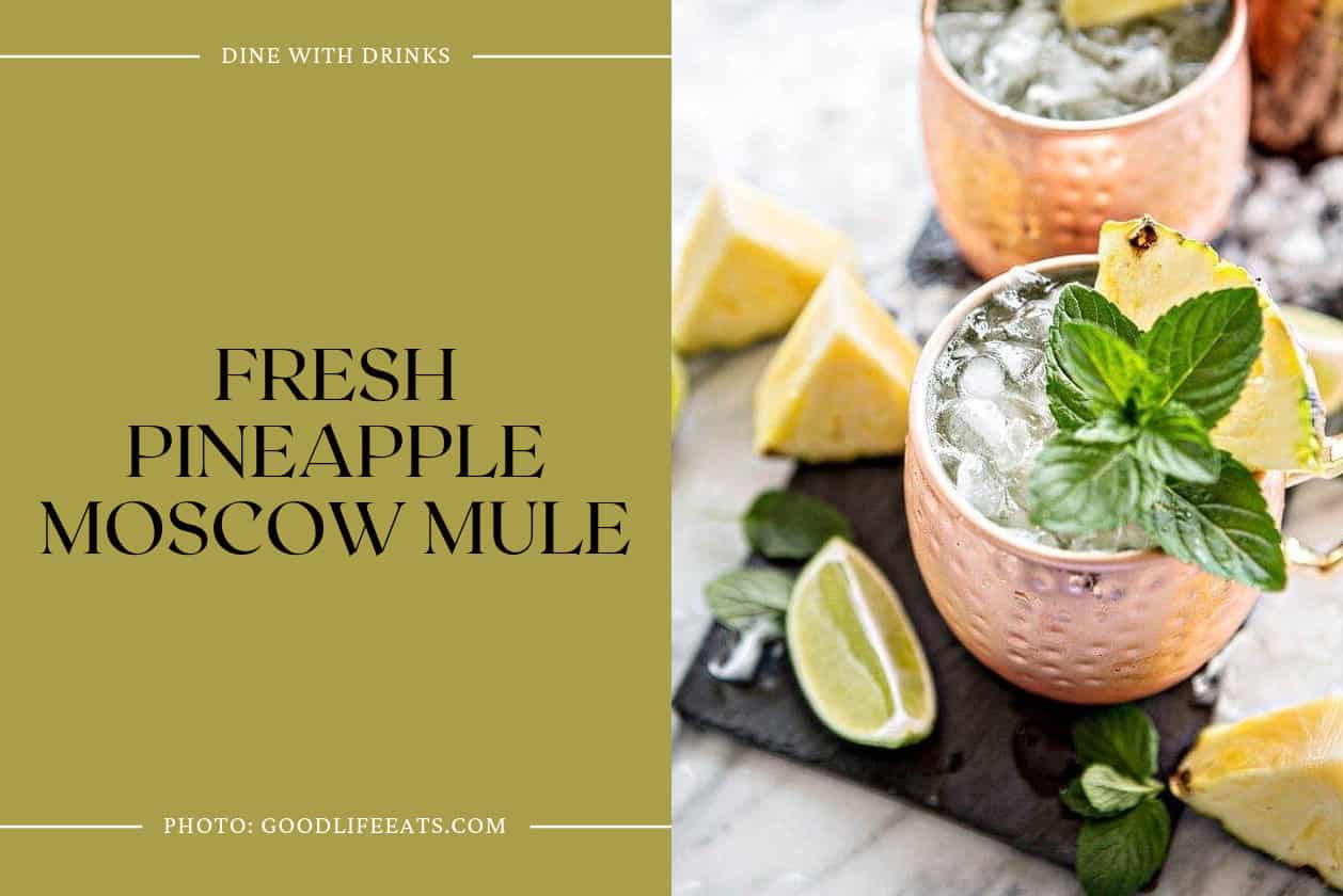 Fresh Pineapple Moscow Mule