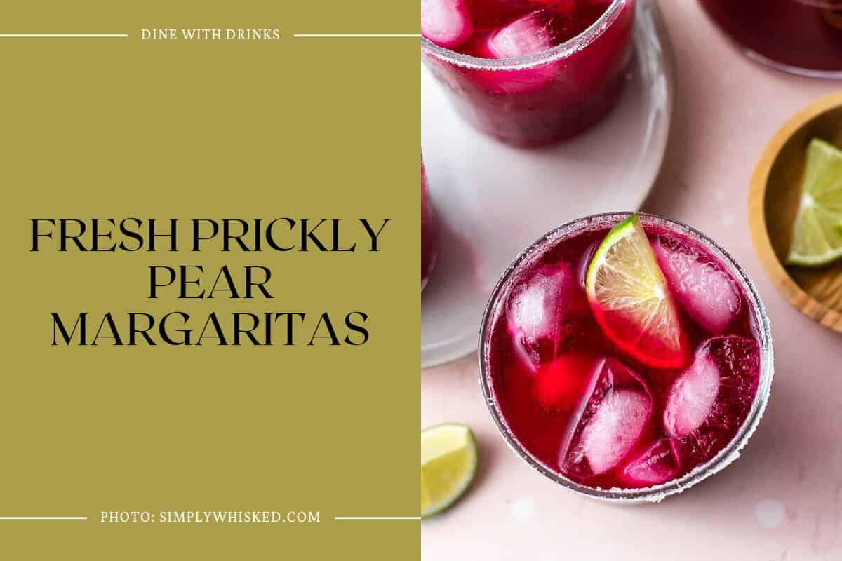 Fresh Prickly Pear Margaritas