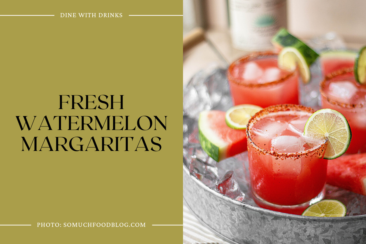 Fresh Watermelon Margaritas
