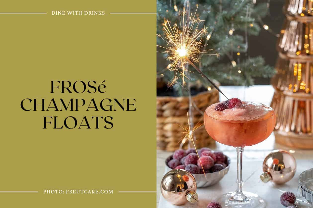 Frosé Champagne Floats