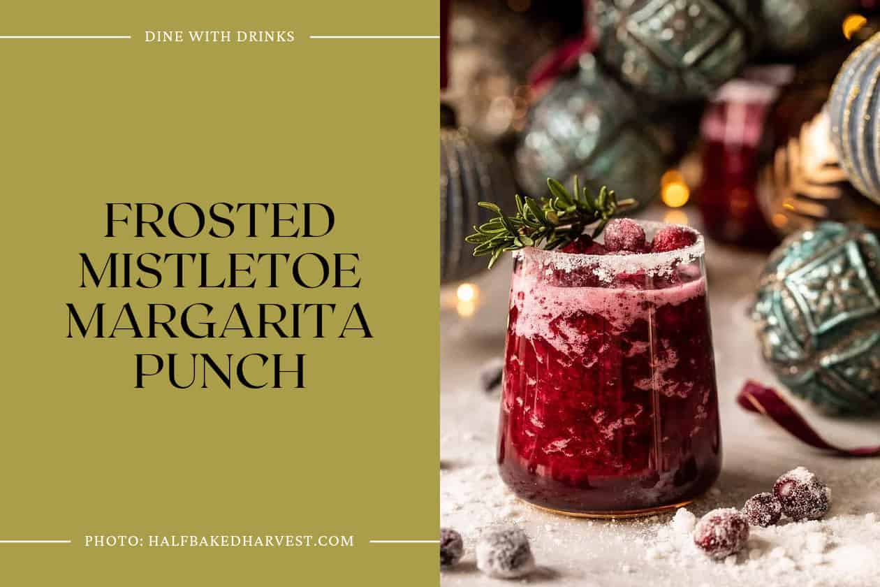 Frosted Mistletoe Margarita Punch