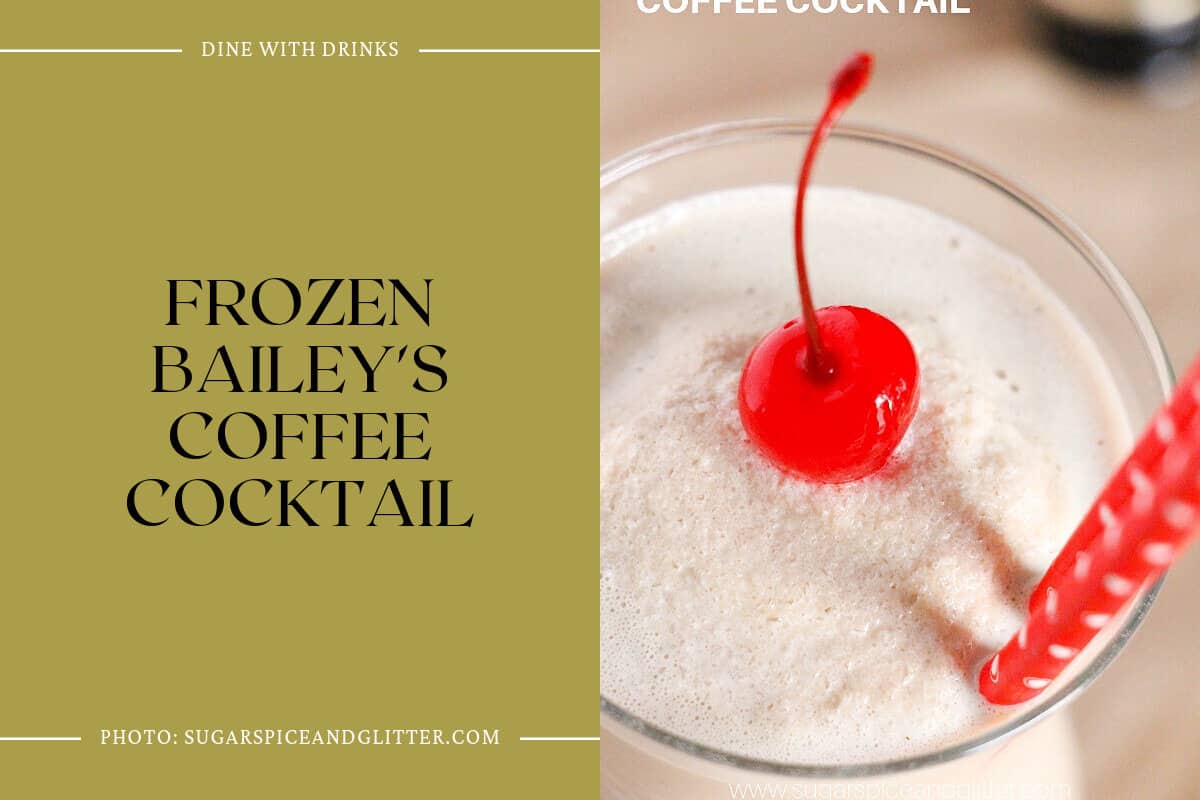 Frozen Bailey's Coffee Cocktail