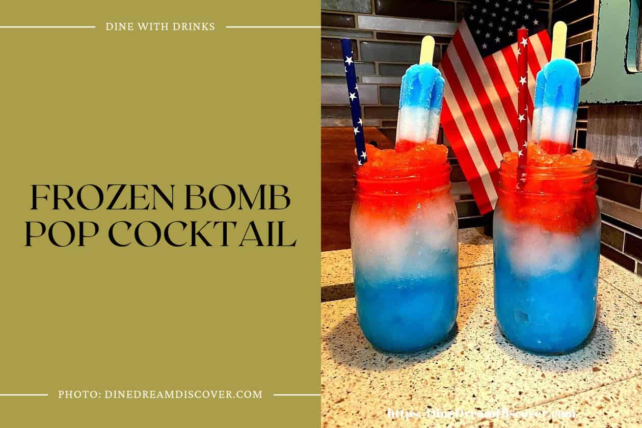 Frozen Bomb Pop Cocktail