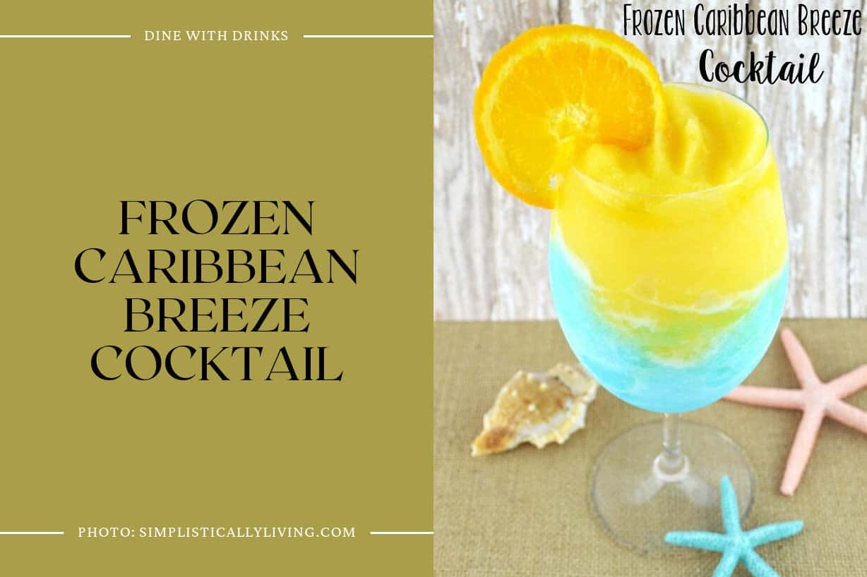 Frozen Caribbean Breeze Cocktail