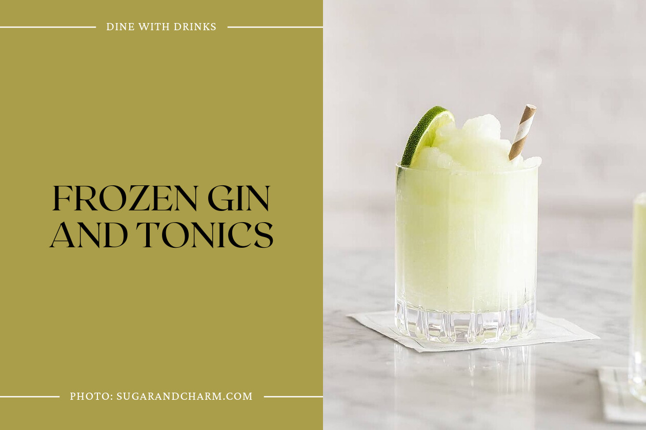 Frozen Gin And Tonics