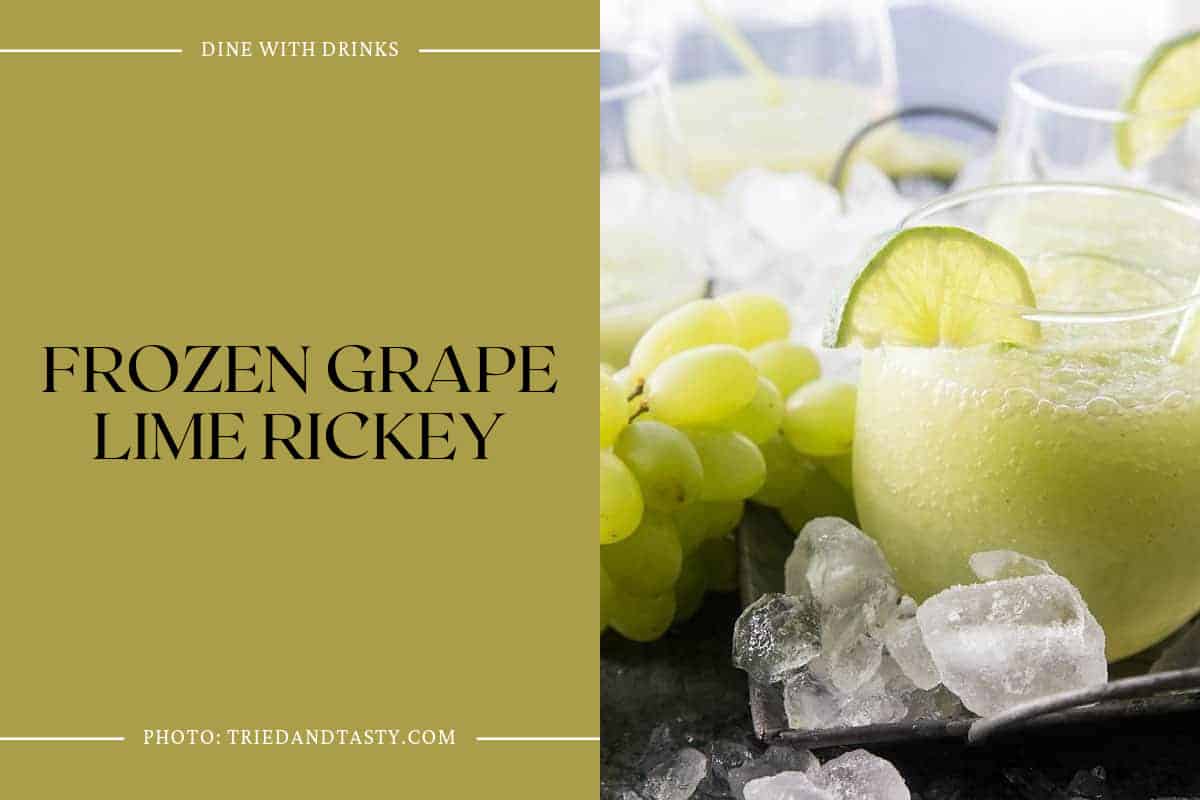 Frozen Grape Lime Rickey