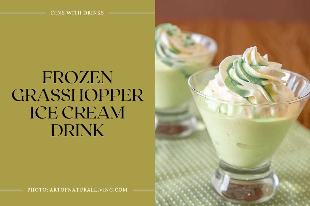 Frozen Grasshopper Ice Cream Drink