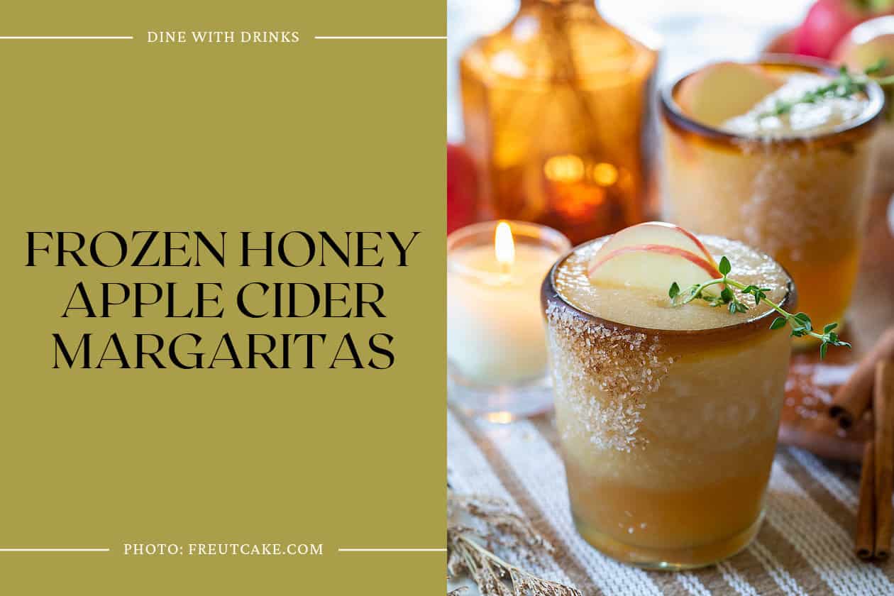 Frozen Honey Apple Cider Margaritas