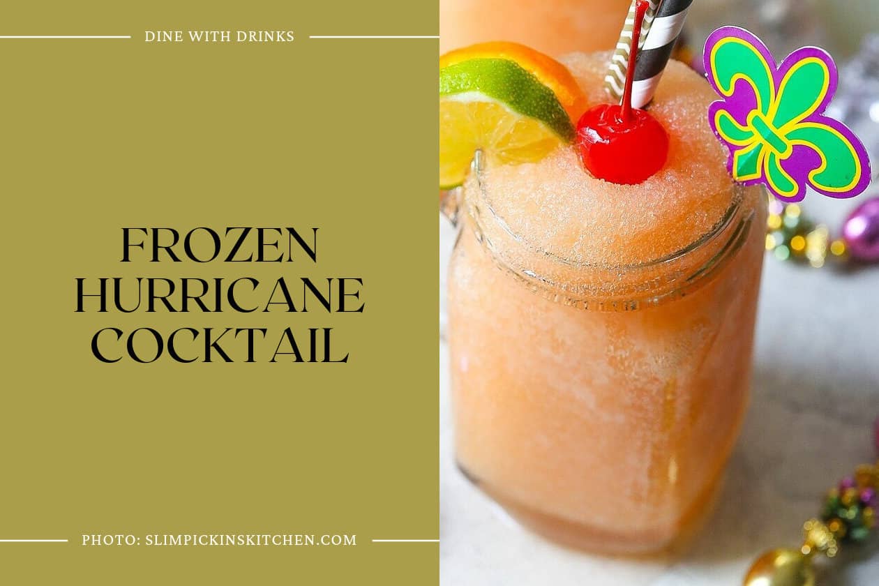 Frozen Hurricane Cocktail