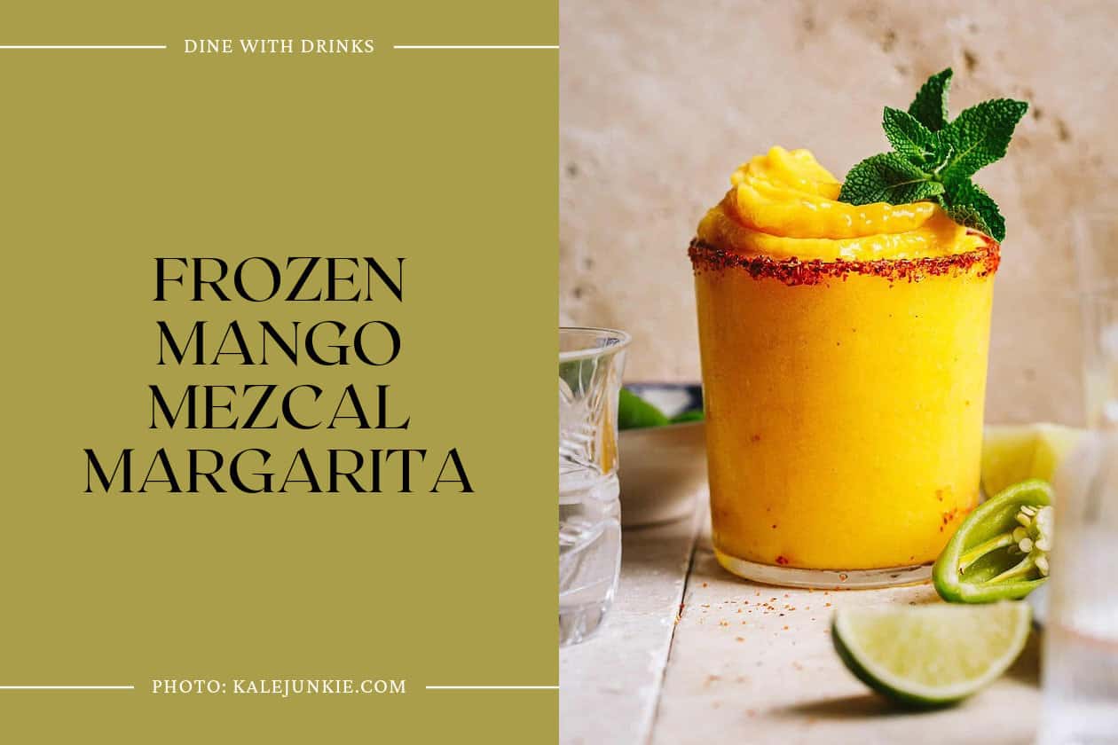 Frozen Mango Mezcal Margarita