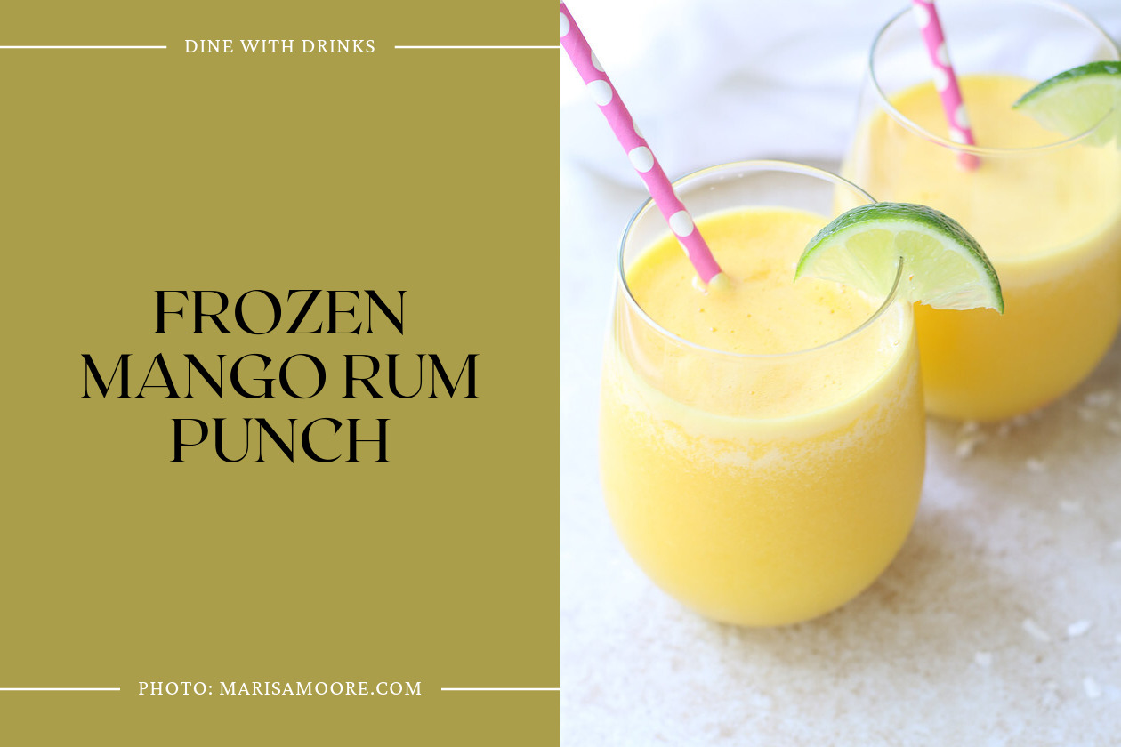 Frozen Mango Rum Punch