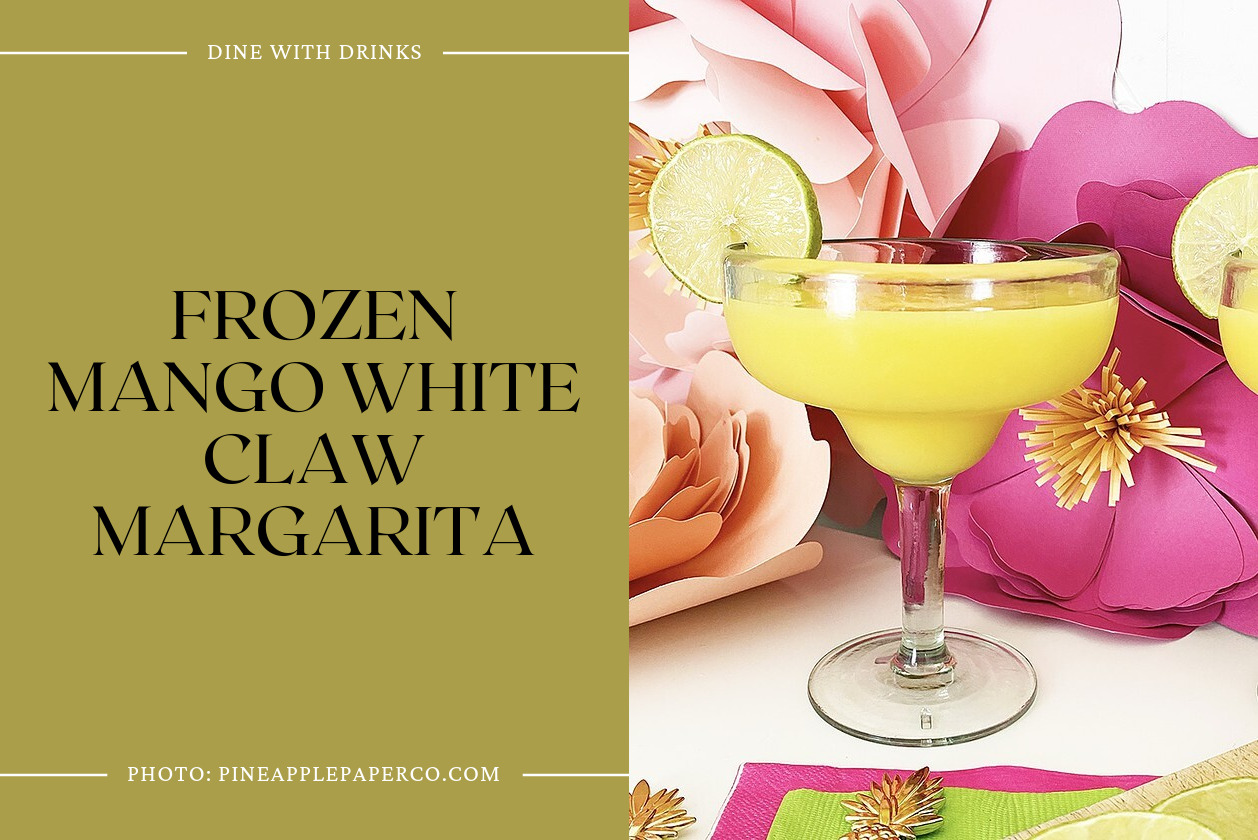 Frozen Mango White Claw Margarita