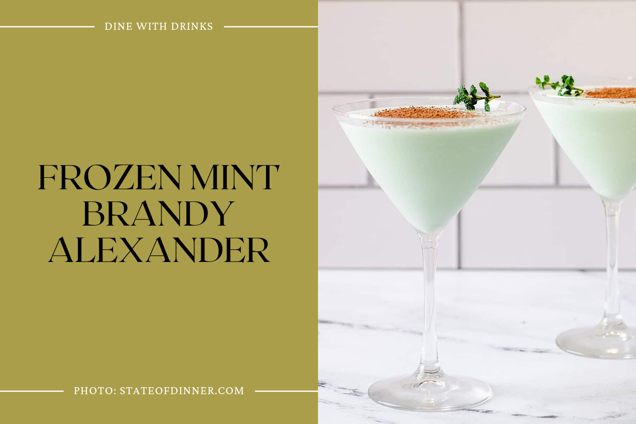 Frozen Mint Brandy Alexander