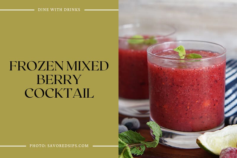 Frozen Mixed Berry Cocktail
