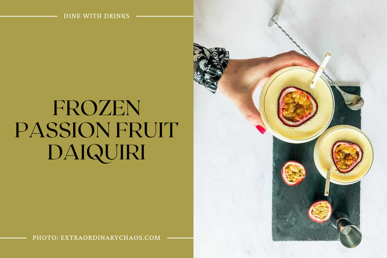 Frozen Passion Fruit Daiquiri